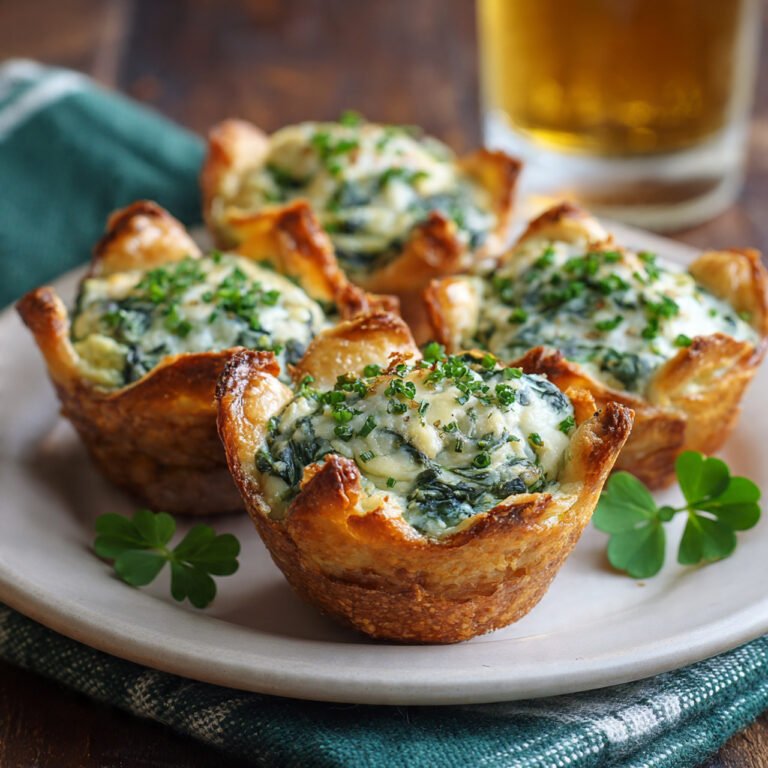 Shamrock Spinach Dip Cups Perfect Party Appetizers