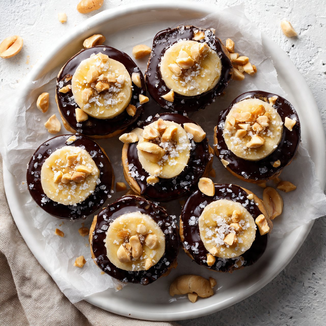 Chocolate Peanut Butter Banana Bites: No-Bake, Sweet & Nutty Treats